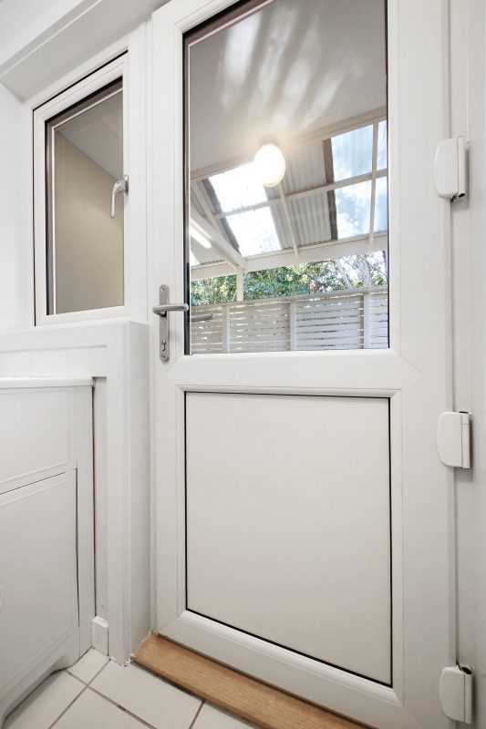 photo of a door for article comparing upvc vs aluminium