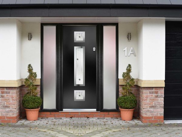 black composite door