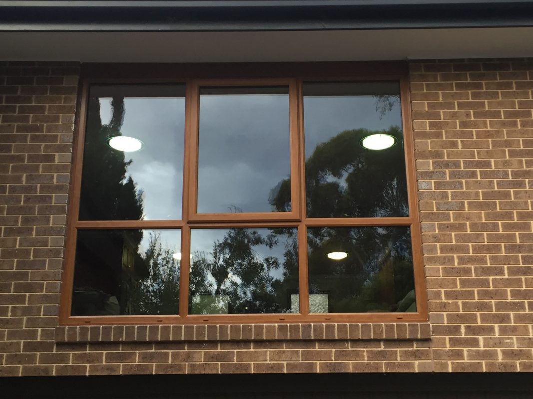 wood double glazed windows