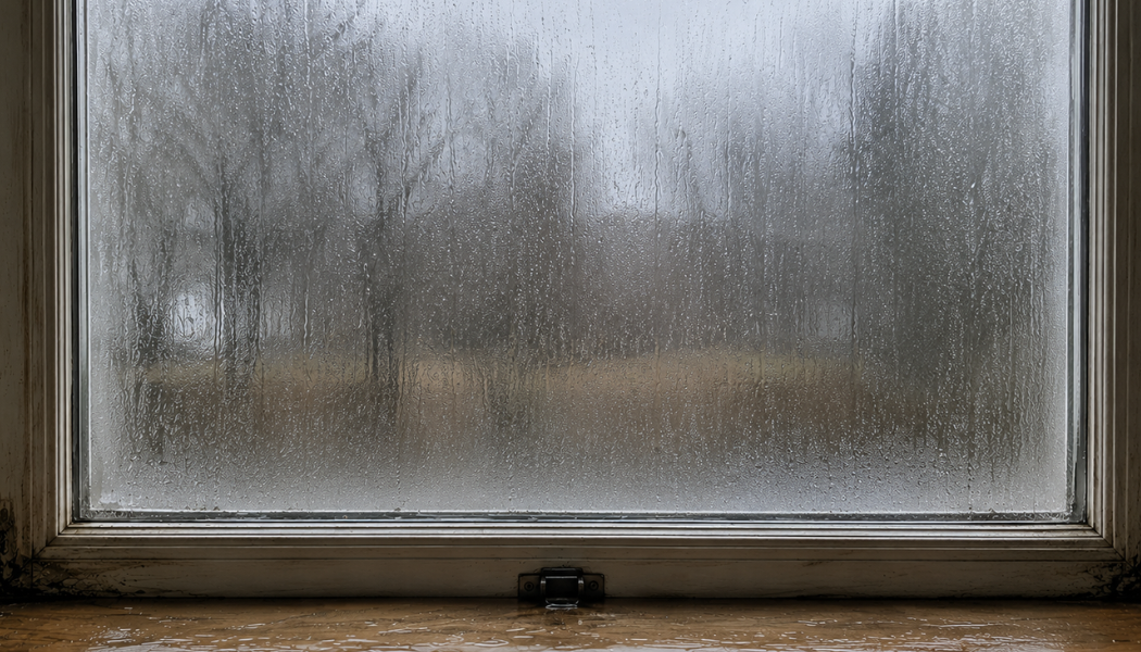 Condensation on windows during cold weather